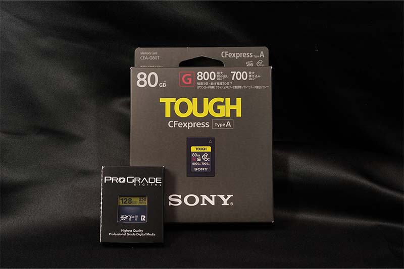 CFexpress Type A CEA-G80T TOUGH 80GB、ProGrade Digital (プログレードデジタル) 【SDXC UHS-II V60】 GOLD 250R 128GB